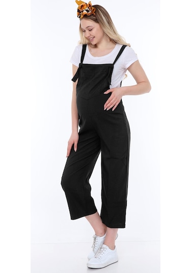 Luvmabelly Myra6105 Hamile Salopet Siyah