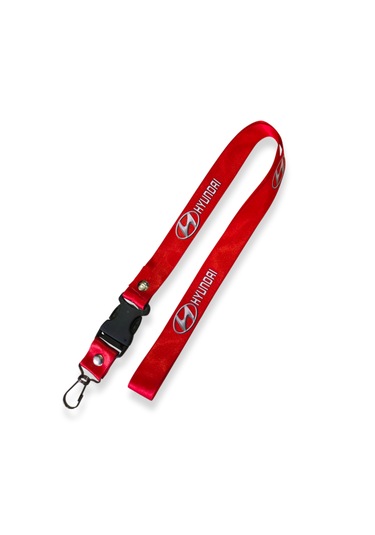 Hyundai Logolu Kırmızı Araç Oto Ayna Askısı Anahtarlıklı Ayna Ipi