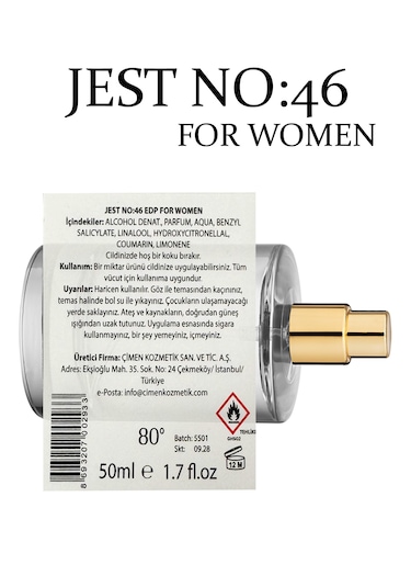 Jest No:46 Edp For Women