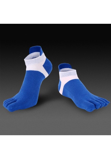 Homyl Erkekler Ve Kadınlar Için Ayak Bileği Çorap Pamuklu Mavi