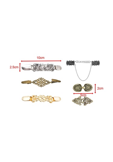 Suntek Kazak Broş Klip Metal Dekorasyon Ceket Elbiseler Giyen