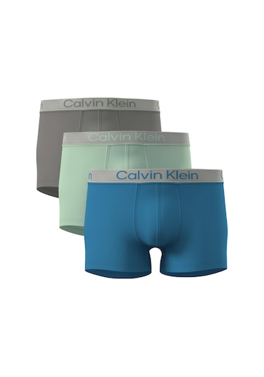 Calvin Klein Erkek Trunk Logo Detaylı Çok Renkli 3'lü Boxer-14999