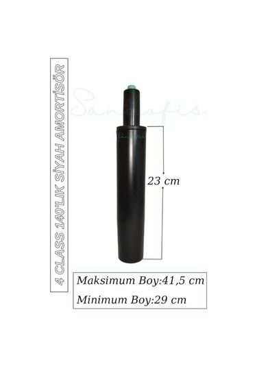 Sandofis Tek Kollu Mekanizma+140'lık Siyah Amortisör