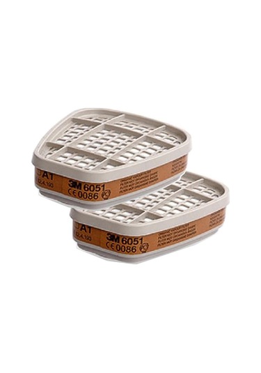 3M 6051 A1 Gaz ve Buhar Maske Filtresi 1 Çift