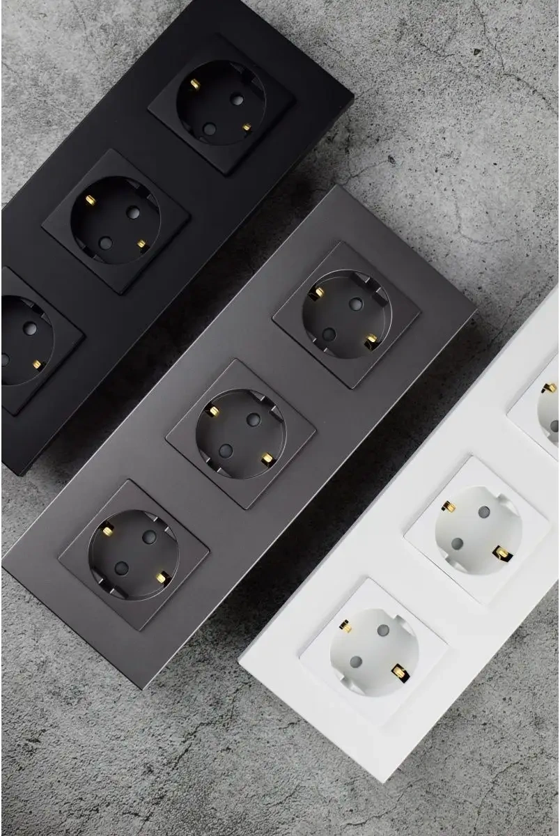 Vo'stabl Üçlü Topraklamalı Gri Priz. 145899060 103