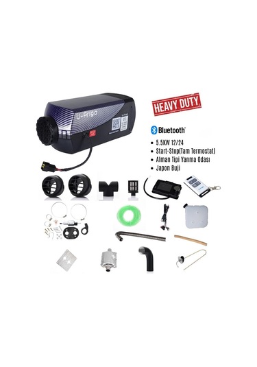 U-frigo 5.5kw Dizel Ortam Isıtıcı Bluetooth Start/stop - 12v/24v-1488