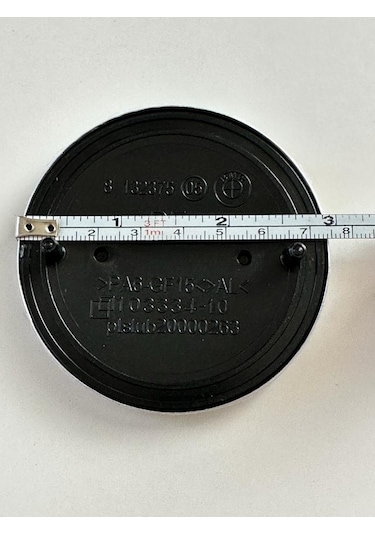 Bmw 50.yıl kaput bagaj logosu 74mm (Words fullblack 51148219237)