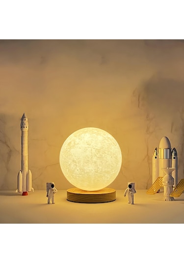 Homing 3d Moon Gece Lambası 241941 Krem