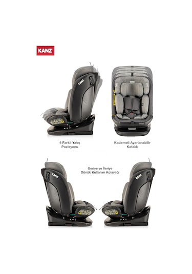Kanz Orbit I-size Oto Koltuğu Gri