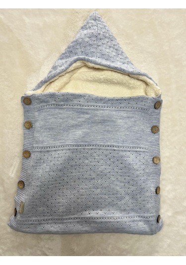 81016 Ajur Triko Kındak-mavi Mavi