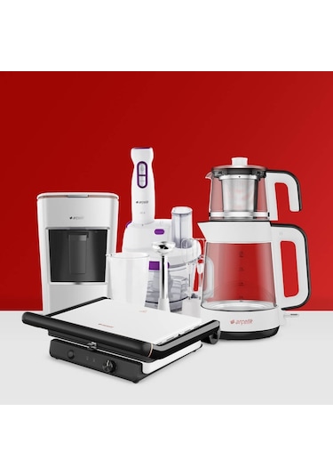 Arçelik Beyaz Mutfak Paketi Çok Renkli