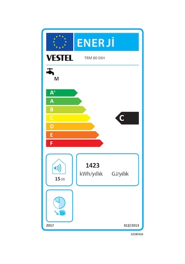 Vestel TRM 80 EKH 80 L Termosifon