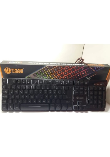 Stalker Warrior Versatile GMK9 USB Aydınlatmalı Oyuncu Klavyesi