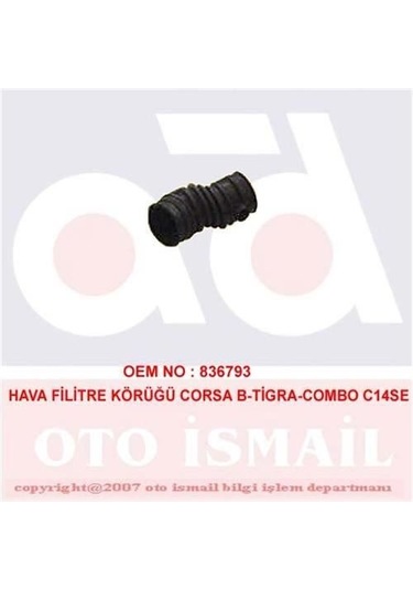Doğru Kauçuk 804 Hava Filtre Körügü Corsa B C14Se