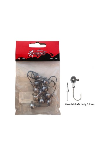 Captain 6429 Jig Head Cracker Ball 3/0 - 14gr 10 Adet