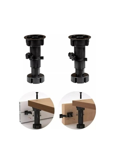 Ofk Mutfak Ayaklığı Klipsi 4 Adet 245458802 Siyah