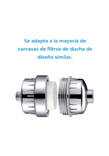 Dofolink 2'li Paket Beyaz Duş Su Filtresi Elemanı - 20 Aşamalı Kdf 55 + Aktif Karbon İle Klor, Ağır Metal Ve Tatları Filtreleyen Sağlıklı Su Sistemi Diğer