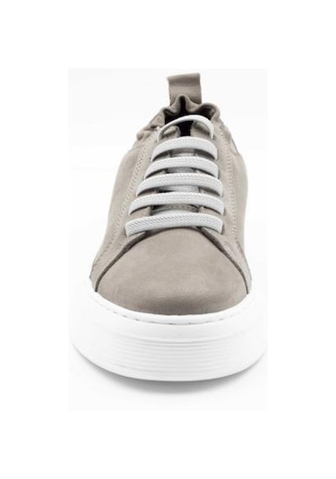 Freefoot 221150 Nubuk Açık Gri Kadın Sneaker 001