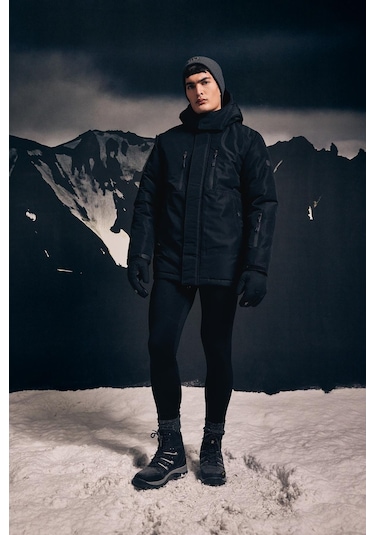 DeFactoFit Slim Fit Dar Kesim Normal Bel Sporcu Tayt A7243AX23WNBK81