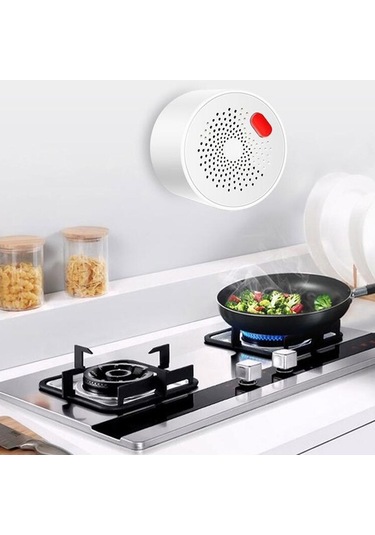 Supermarket1 Tuya Wifi Doğal Gaz Dedektörü: Tak-çalıştır Yanıcı Gaz Alarmı, Metan, Propan, Bütan, Lpg, Lng Algılama