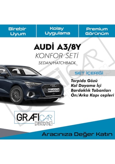 Audi A3-8Y Konfor Seti -Araç Içi Ses  Kumaş Kaplama