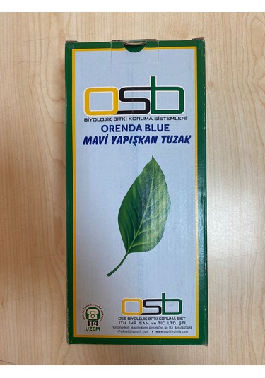 Mavi Yapışkan Kart Tuzak 25cmx10cm 10 Adet