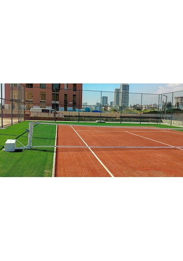 Adelinspor Via Seyyar Tenis Direği ve Gold Tenis File Seti