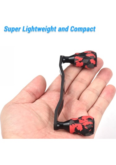 Lıxada Karbon Baitcasting Trolling Makarası Kolu Sol Y28024r Kamuflaj Kırmızı