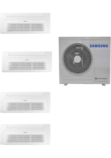 Samsung Wind Free Multi AJ100TXJ5KH/EA 10 kW 1 Dış + 4 İç Ünite (9+9+12+12) Duvar Tipi Klima