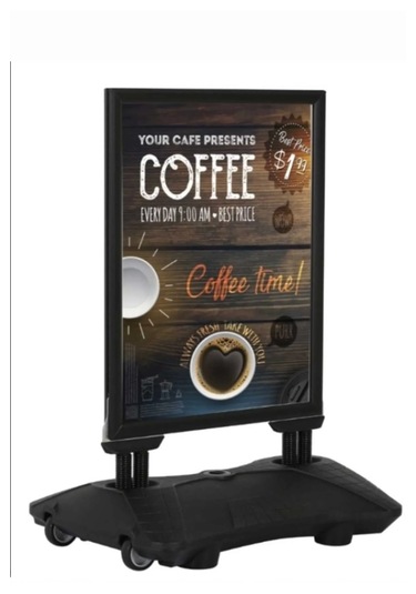 Snapper Rüzgara Dayanıklı Açılır Kapanır Dış Mekan Reklam Panosu