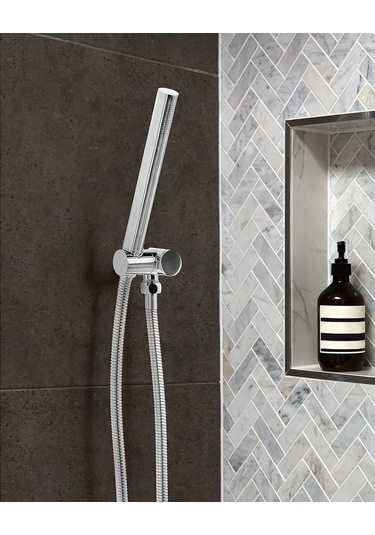 Beliani Marfalı El Duş Başlığı,minimal Tasarım, Maksimum Konfor Silver İmit
