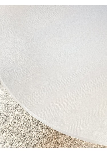 Arya Yuvarlak Ahşap Bohem Masa 90x90 Beyaz