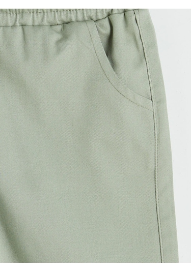 Lc Waikiki Yeşil Erkek Bebek Gabardin Şort