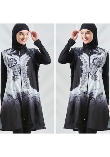 Seamay 1001 Siyah Tesettür Mayo