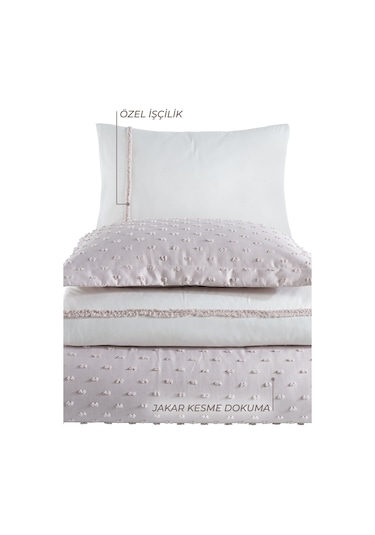 Elart Nora Çeyiz Paketi 7 Parça Vizon Vizon