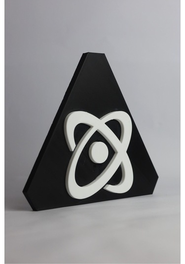 Atom Dekoratif - 3 Boyutlu Tabela 17cm