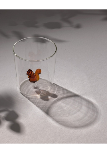 Madame Coco Violet Borosilikat Cam Bardak - Kahverengi - 350 Ml 8684427127520 Toprak