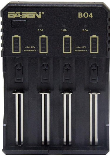 Sertec Basen Bo-4 Pro 18650 3.7V 4'Lü Pil Şarj Aleti