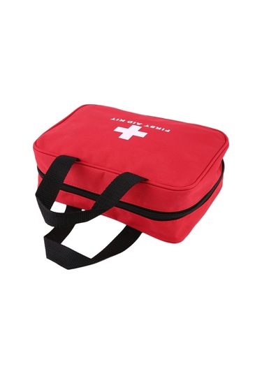 Sones 234'ü 1 Arada Taşınabilir Ev Dış Mekan Acil Durum Malzemeleri Seti Hayatta Kalma Kurtarma Kutusu Kırmızı