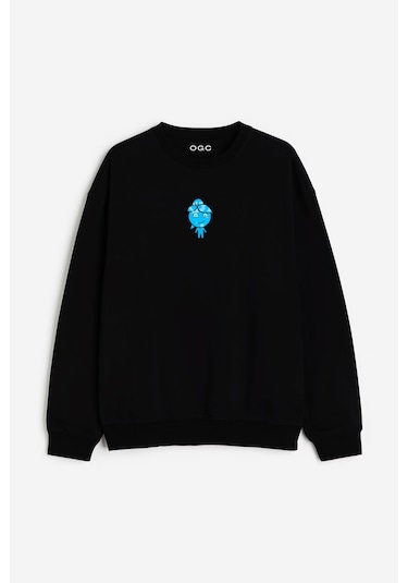 Ogc Ateş V Su Kombin Sweatshirt Siyah