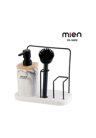 Mien O/6 Polyresın Hazneli Sıvı Sabunluk Beyaz Beyaz