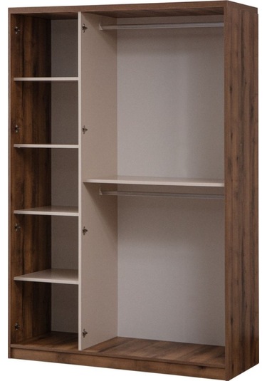 Gardırop, Megan 3 Kapaklı Dolap Vizon