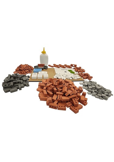 Enzo Küçük Mimar Yazlık Evi Maketi 23 16 10cm 1/50 490parça