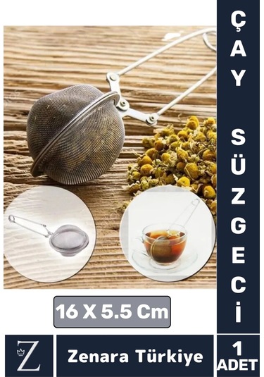 Ergonomik Saplı Çelik İnce Delikli Geniş Kulplu Aromatik Bitki Çayı Demleme Süzgeci Çok Renkli