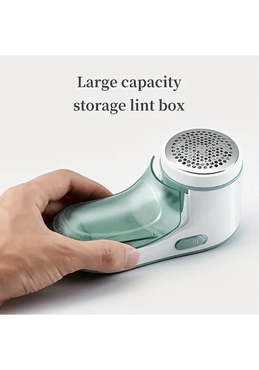 Chuangyinshop Beyaz 1 Adet Usb Şarjlı Kumaş Tıraş Makinesi - 12000 Rpm Hızlı Pelüş Temizleyici Yünlü Kıyafetler Battaniyeler İçin Beyaz