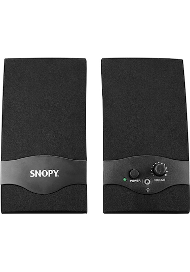Snopy Sn-84 3W Rms 1+1 Siyah Usb Hoparlör Siyah