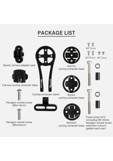 Symbee Gub G696 Çelik Alüminyum Bisiklet Metre Tutucu: Ayarlandırabilir Açı, Hafif Ve Dayanıklı, Çok Fonksiyonlu Metre Ve Aksesuar Uyumlu Siyah Siyah