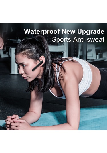 Konesam Mavi Tek Kulaklı Bluetooth 5.2 Kulaklık - Enc Gürültü Azaltma, 180 Döner Kanca,免提 Arama, Hifi Ses, 10 Saat Çalma Süresi