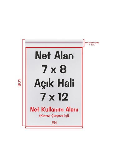 CarpCorn ﻿Şeffaf Bantlı Yapışkanlı Opp Jelatin Poşet 7 x 7 + 5 CM - 7 x 12 CM 100 Adet  