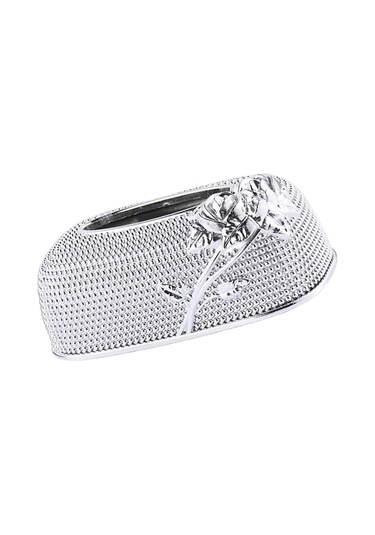 Mendil Kapak Ev Araba Tezgah Peçete Kağıt Kasa Dekoru Gümüş